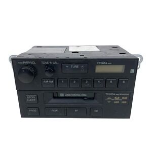Toyota 1433 1924 OEM AM FM Radio Cassette Player Logic Control Deck Vintage 80s